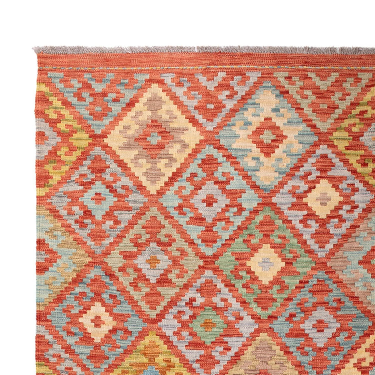 Kelim Carpet - Splash - 300 x 202 cm - flerfärgad