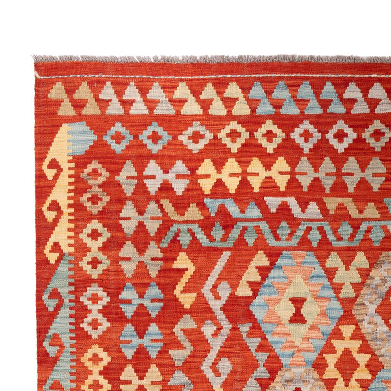 Kelim Carpet - Splash - 309 x 197 cm - flerfärgad