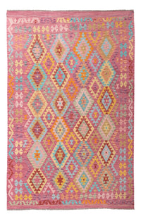 Kelim Carpet - Splash - 297 x 194 cm - flerfärgad