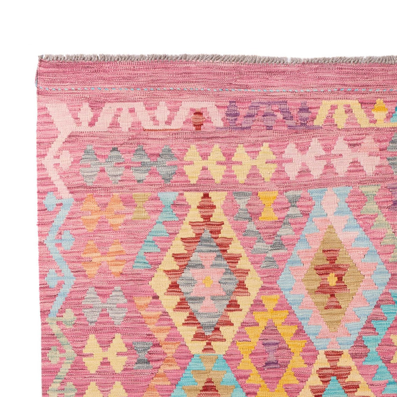 Kelim Carpet - Splash - 297 x 194 cm - flerfärgad