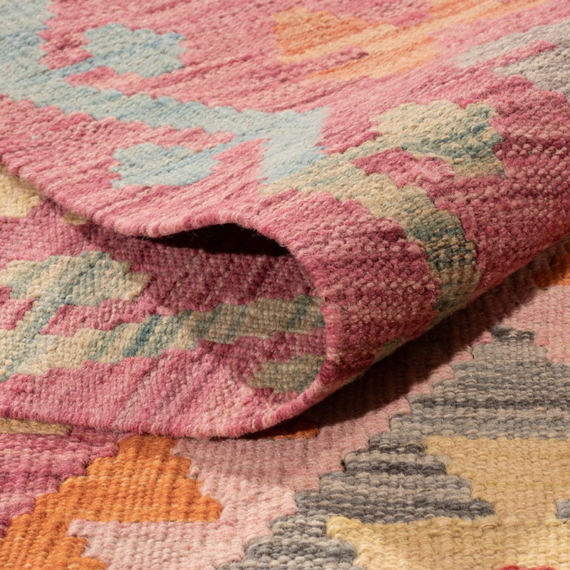 Kelim Carpet - Splash - 297 x 194 cm - flerfärgad