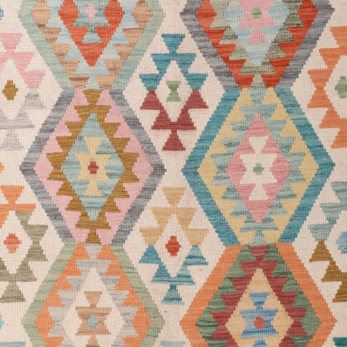 Kelim Carpet - Splash - 298 x 205 cm - flerfärgad
