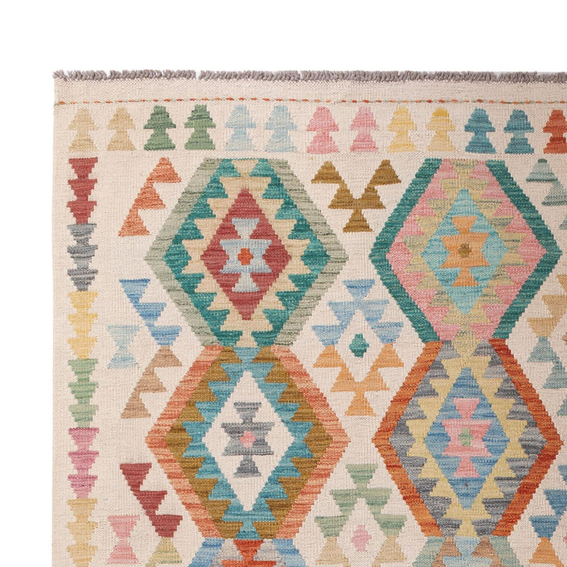 Kelim Carpet - Splash - 298 x 205 cm - flerfärgad