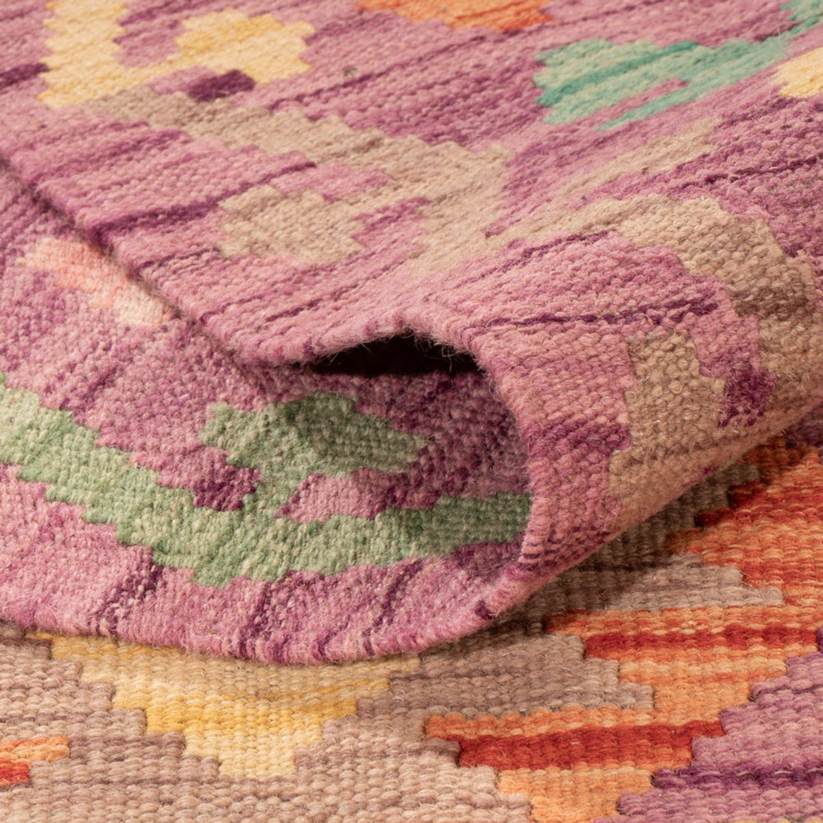 Kelim Carpet - Splash - 299 x 198 cm - flerfärgad