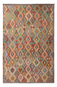 Kelim Carpet - Splash - 314 x 201 cm - flerfärgad