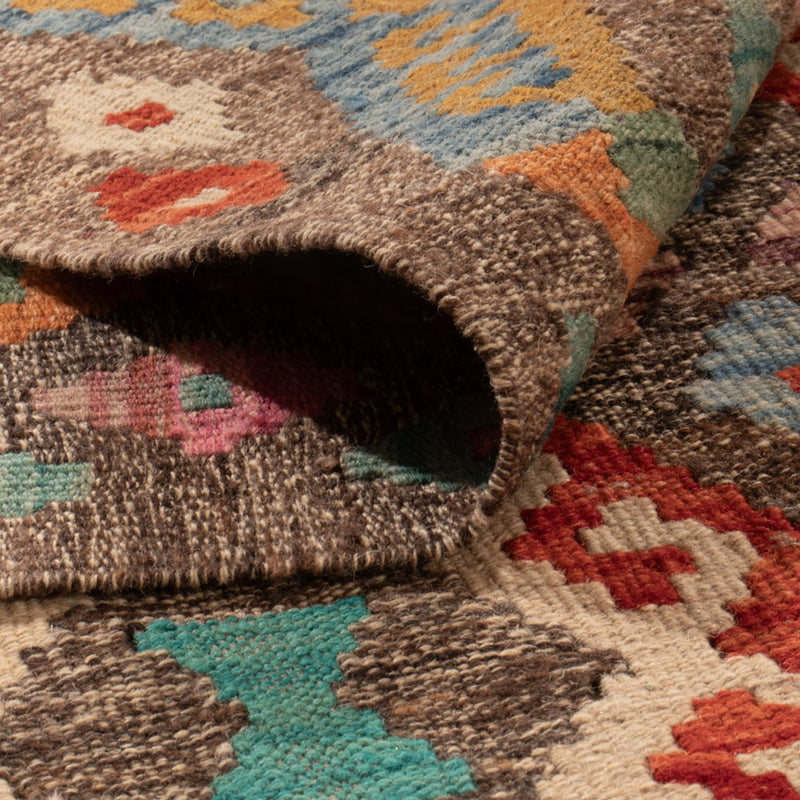 Kelim Carpet - Splash - 314 x 201 cm - flerfärgad