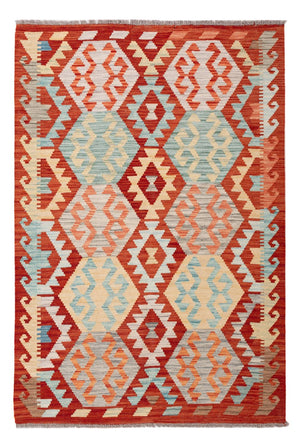Kelim Carpet - Splash - 179 x 118 cm - flerfärgad