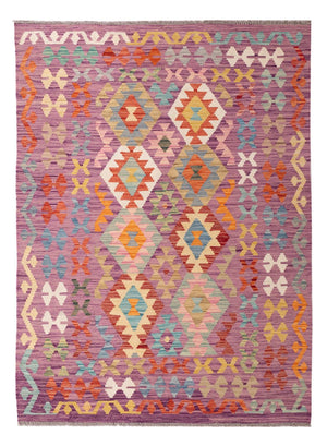 Kelim Carpet - Splash - 173 x 124 cm - flerfärgad