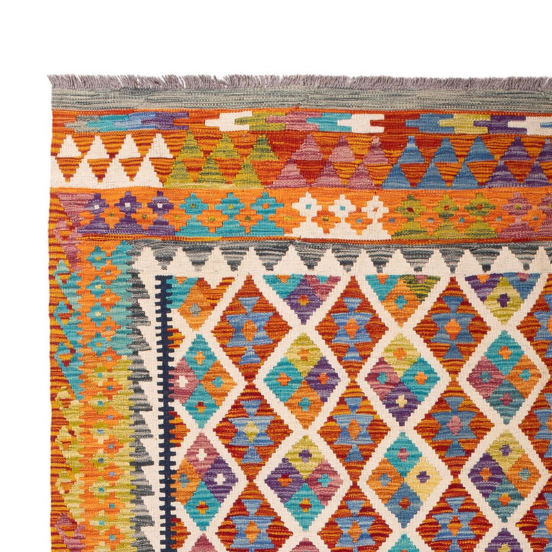 Kelim Carpet - Splash - 307 x 205 cm - flerfärgad