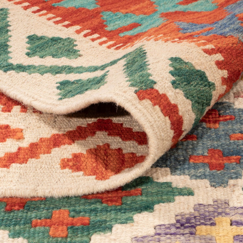 Kelim Carpet - Splash - 304 x 209 cm - flerfärgad