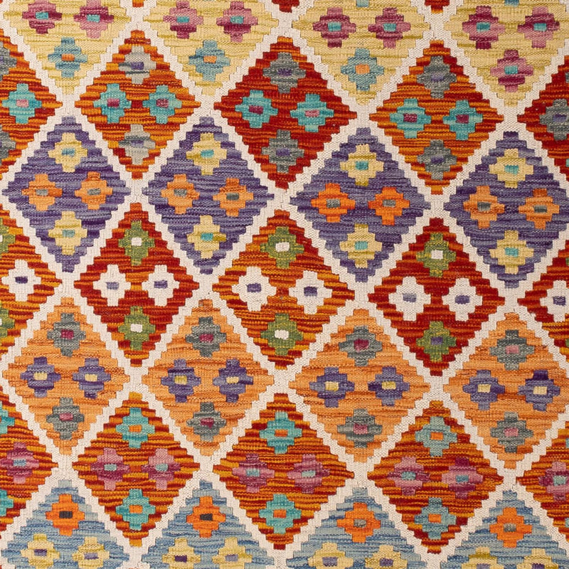 Kelim Carpet - Splash - 293 x 213 cm - flerfärgad