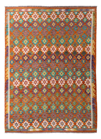 Kelim Carpet - Splash - 292 x 213 cm - flerfärgad