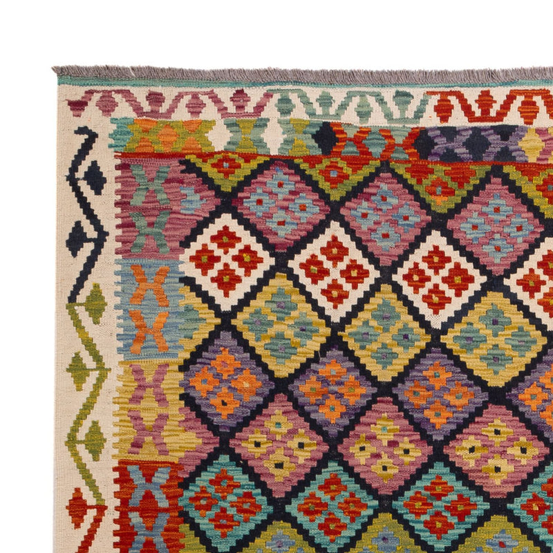 Kelim Carpet - Splash - 298 x 206 cm - flerfärgad