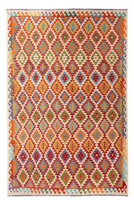 Kelim Carpet - Splash - 307 x 200 cm - flerfärgad