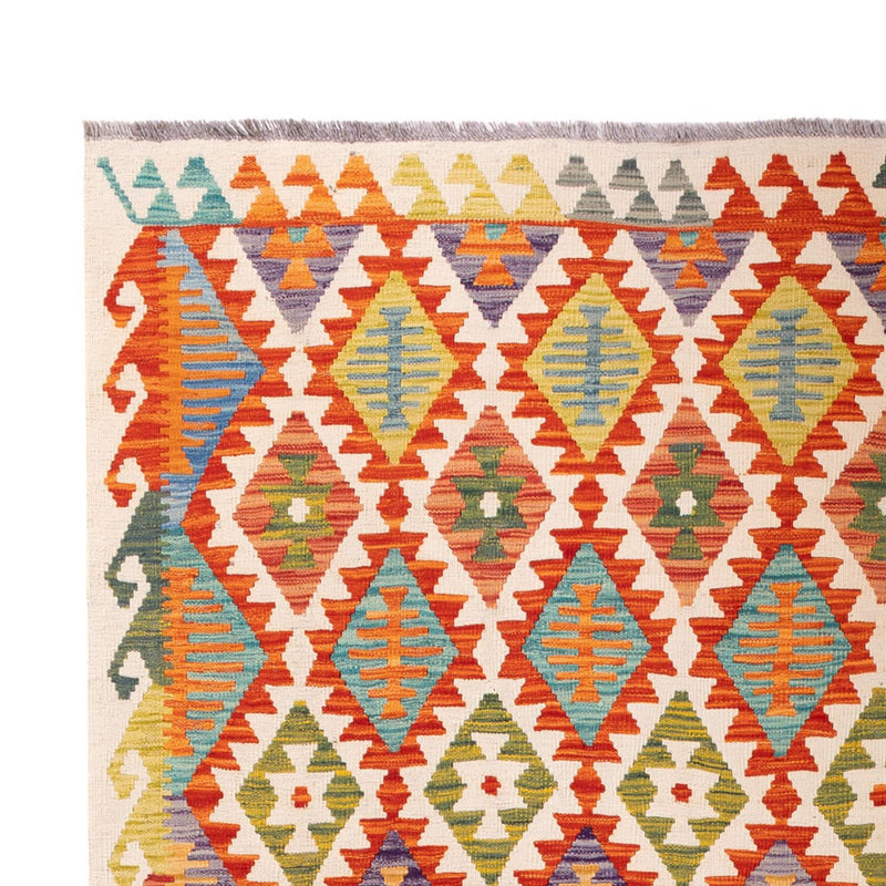 Kelim Carpet - Splash - 307 x 200 cm - flerfärgad