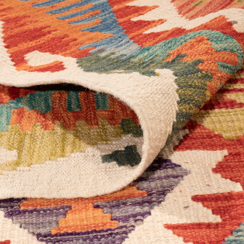 Kelim Carpet - Splash - 307 x 200 cm - flerfärgad