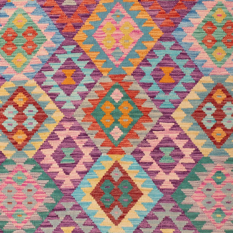 Kelim Carpet - Splash - 301 x 200 cm - flerfärgad