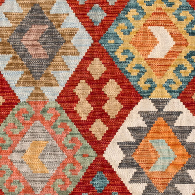 Kelim Carpet - Splash - 186 x 120 cm - flerfärgad