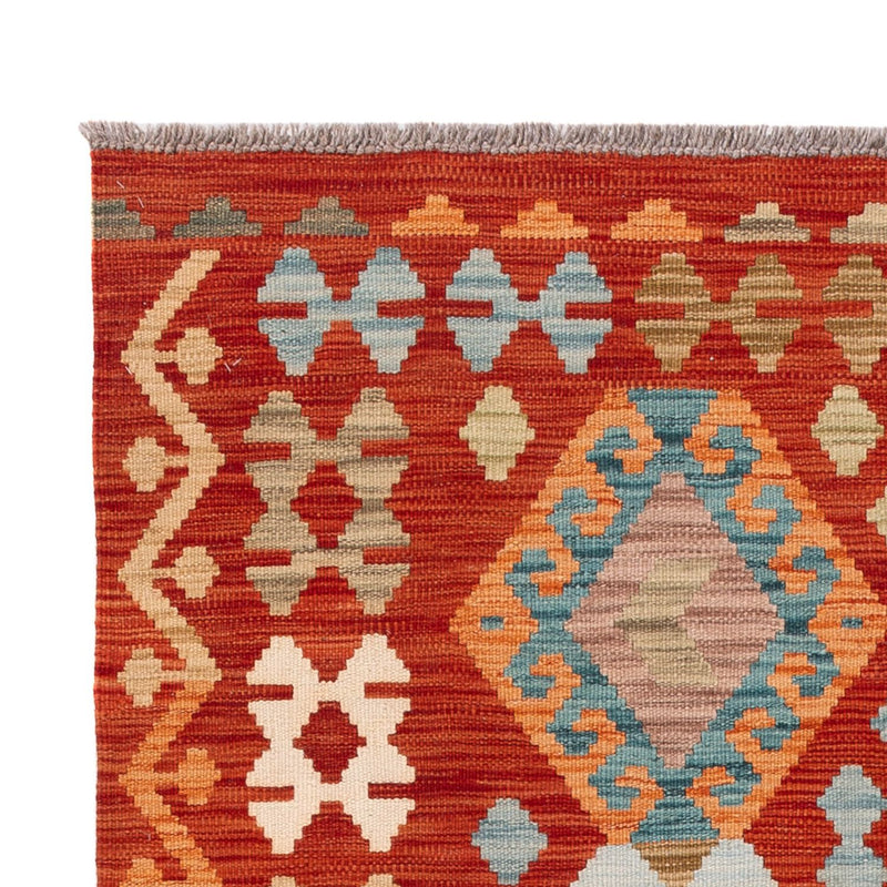 Kelim Carpet - Splash - 186 x 120 cm - flerfärgad