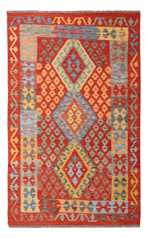 Kelim Carpet - Splash - 187 x 113 cm - flerfärgad