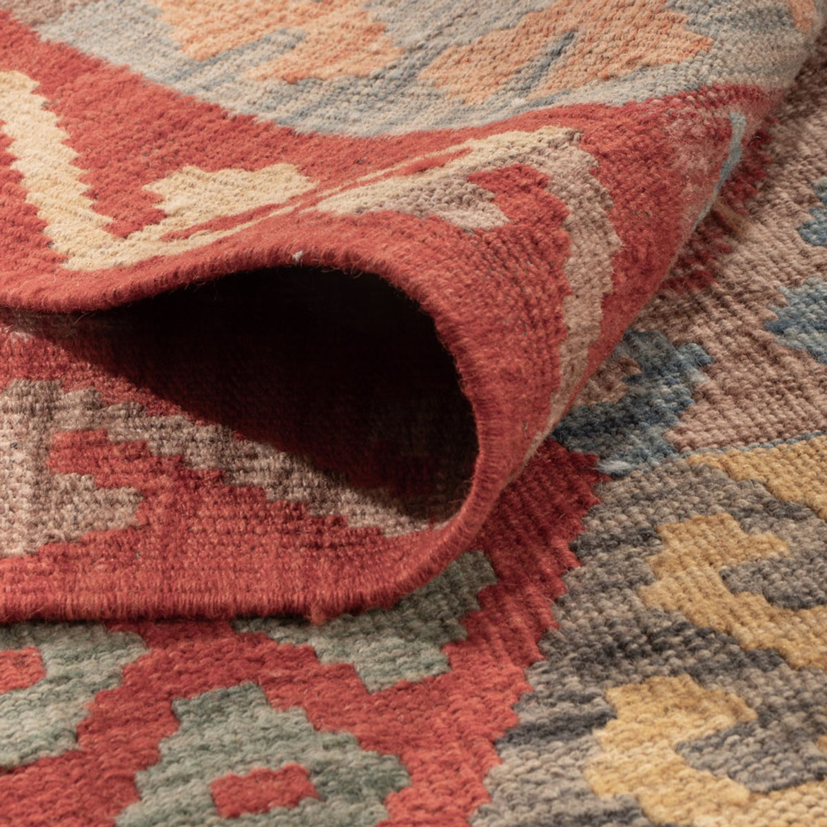 Kelim Carpet - Splash - 187 x 113 cm - flerfärgad