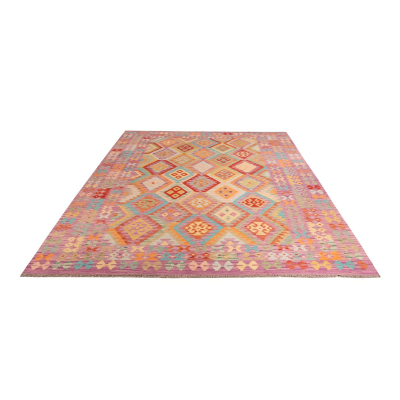 Kelim Carpet - Splash - 300 x 203 cm - flerfärgad