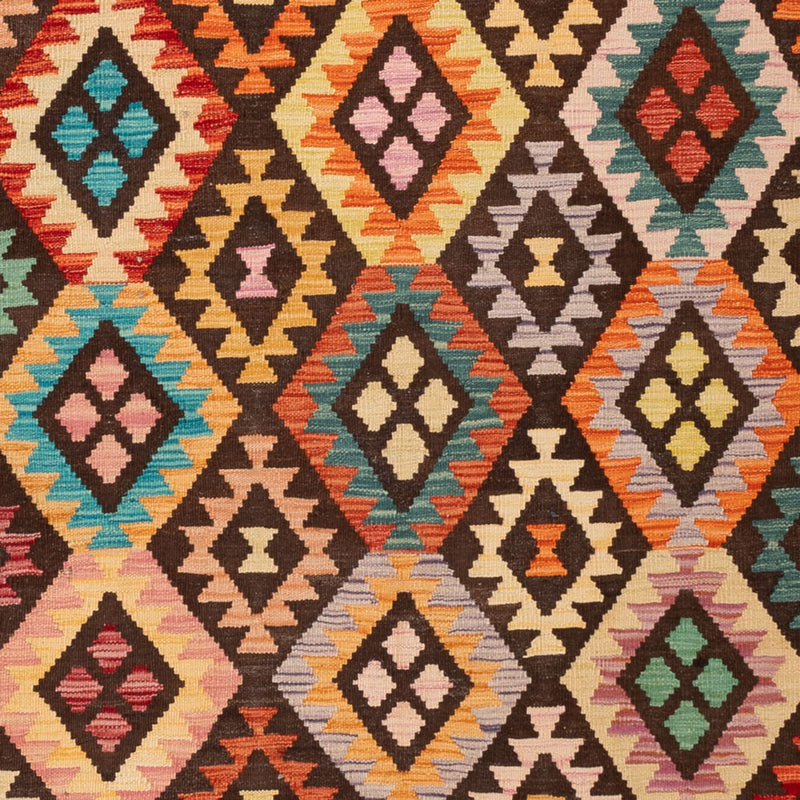 Kelim Carpet - Splash - 307 x 205 cm - flerfärgad