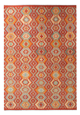 Kelim Carpet - Splash - 303 x 206 cm - flerfärgad