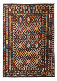 Kelim Carpet - Splash - 303 x 210 cm - flerfärgad