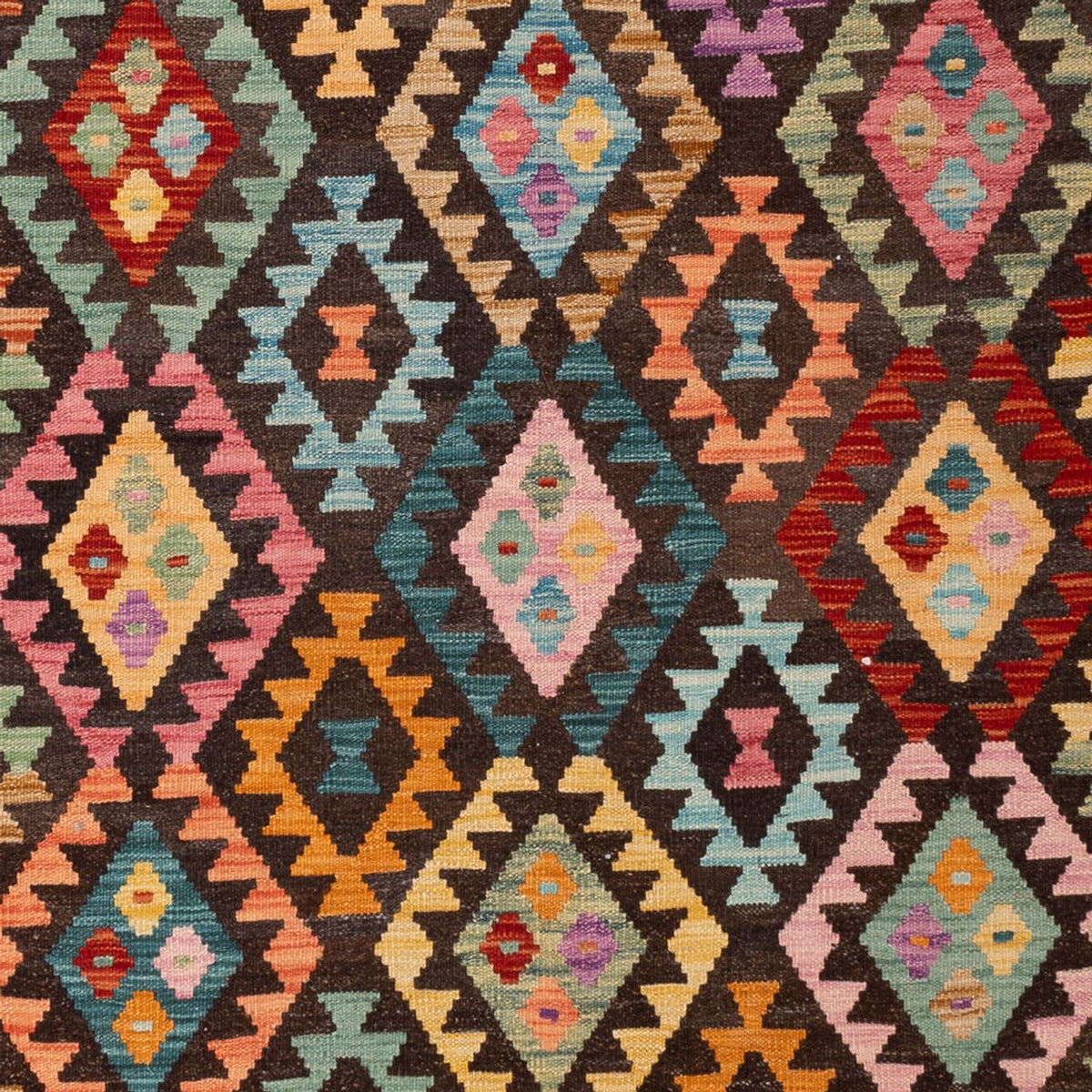 Kelim Carpet - Splash - 303 x 210 cm - flerfärgad