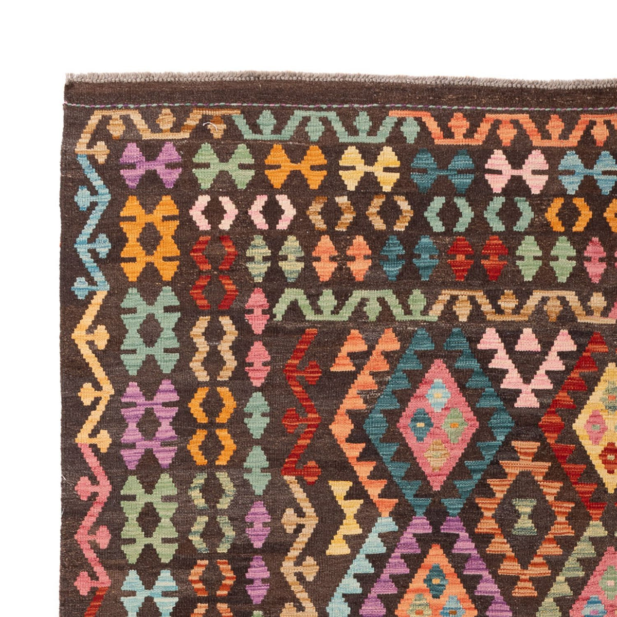 Kelim Carpet - Splash - 303 x 210 cm - flerfärgad