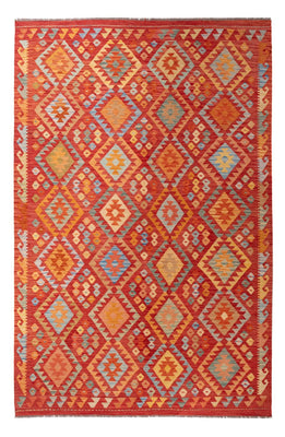 Kelim Carpet - Splash - 301 x 193 cm - flerfärgad