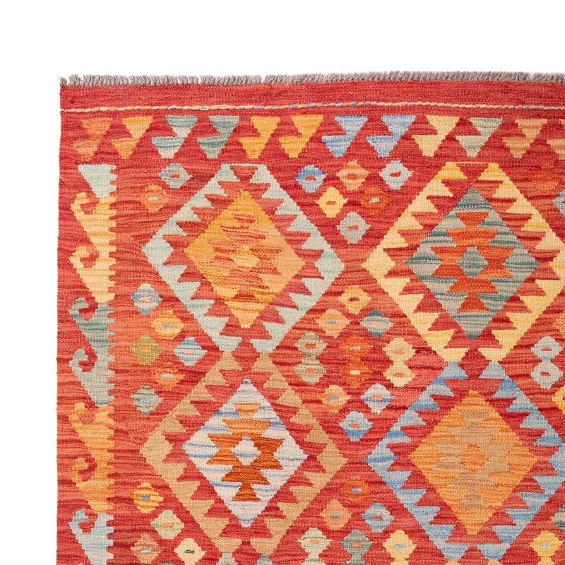 Kelim Carpet - Splash - 301 x 193 cm - flerfärgad