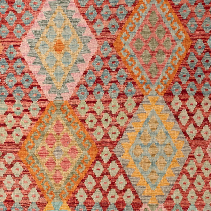 Kelim Carpet - Splash - 308 x 206 cm - flerfärgad
