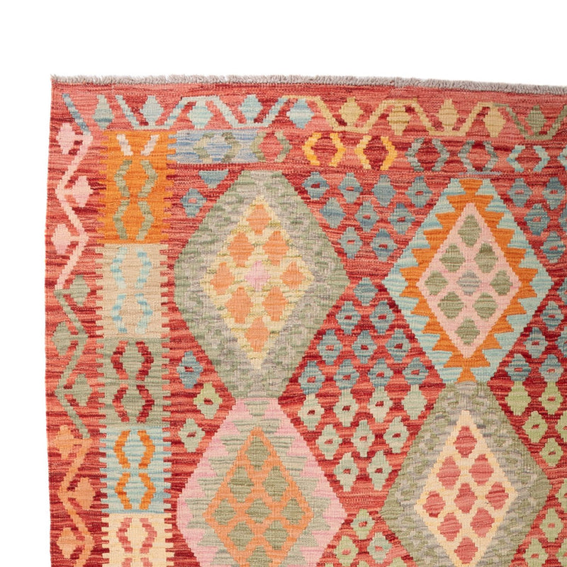 Kelim Carpet - Splash - 308 x 206 cm - flerfärgad