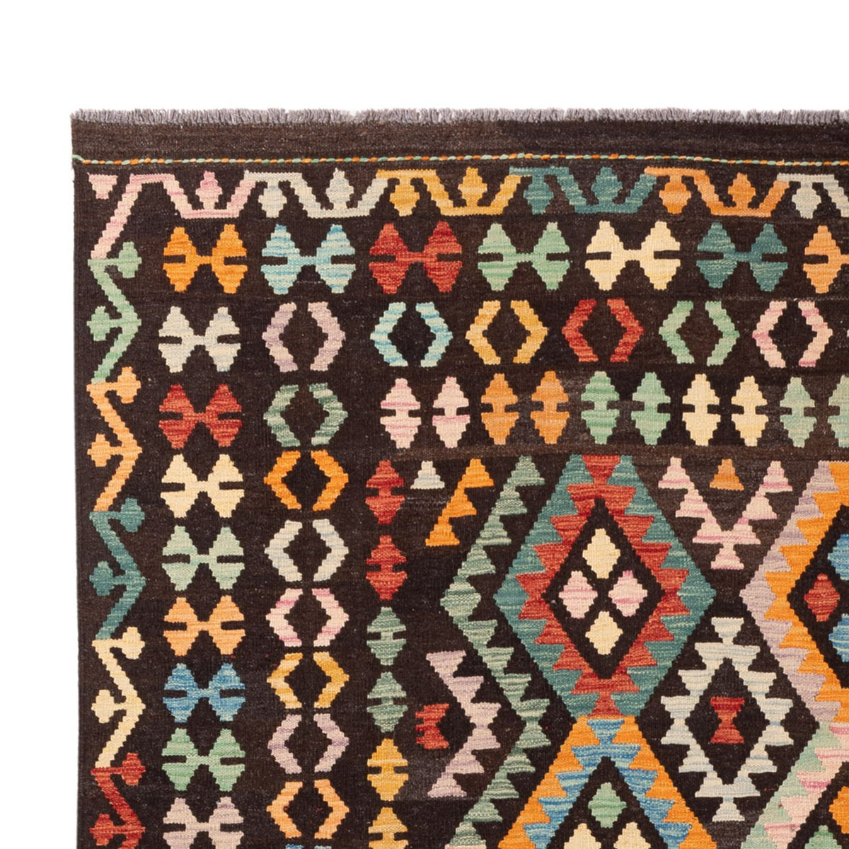 Kelim Carpet - Splash - 291 x 206 cm - flerfärgad