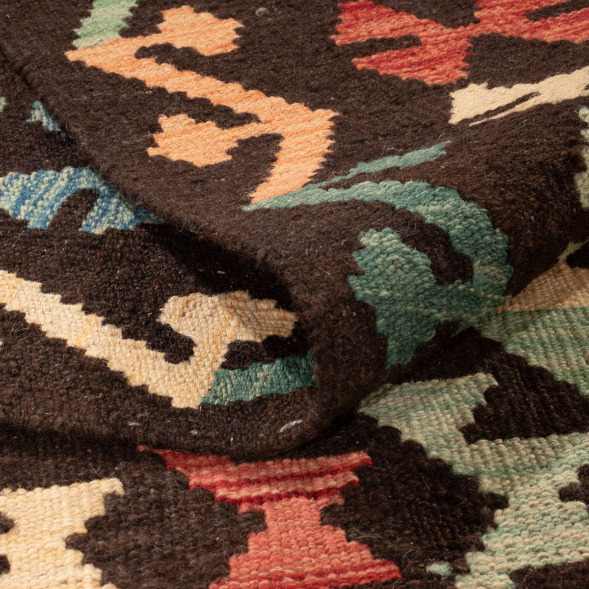 Kelim Carpet - Splash - 291 x 206 cm - flerfärgad