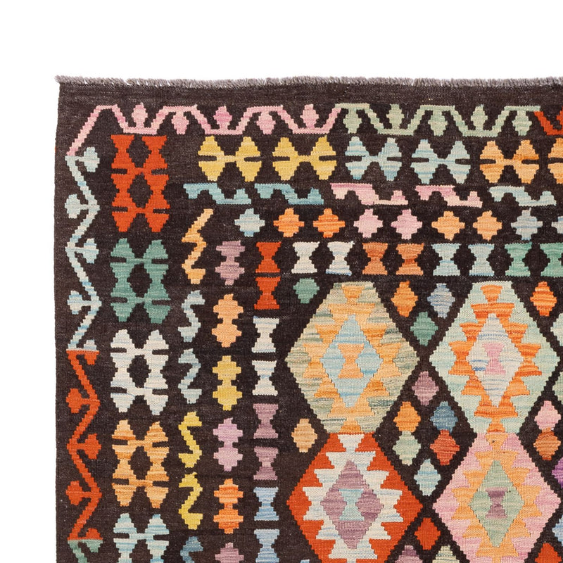 Kelim Carpet - Splash - 300 x 205 cm - flerfärgad