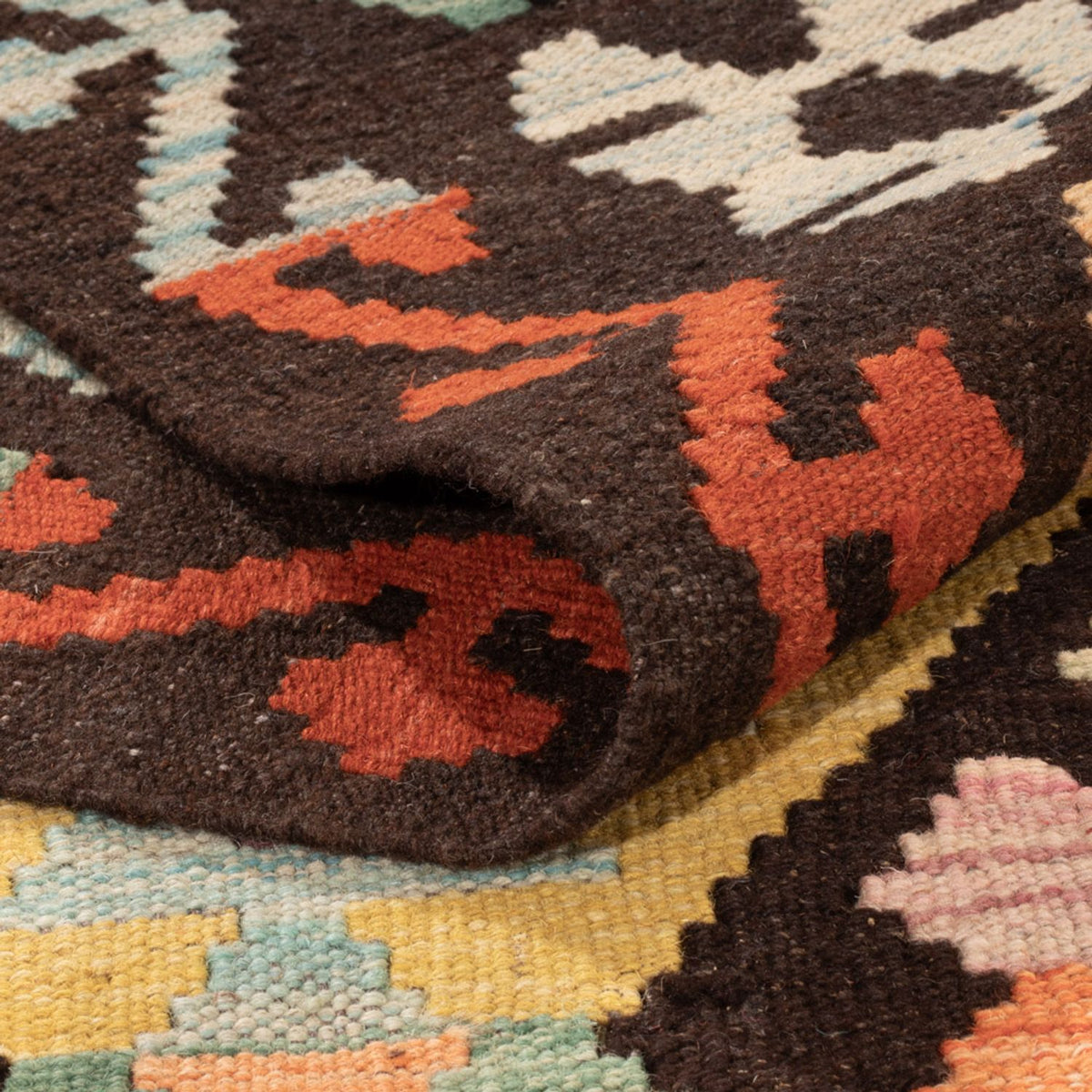 Kelim Carpet - Splash - 300 x 205 cm - flerfärgad