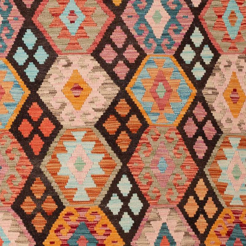 Kelim Carpet - Splash - 306 x 209 cm - flerfärgad