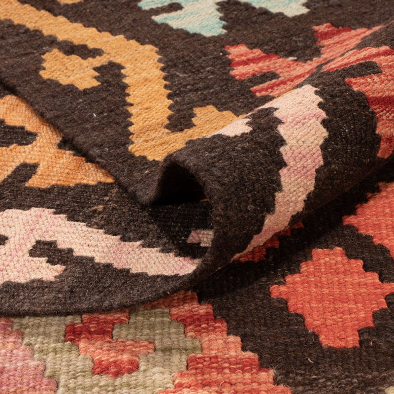 Kelim Carpet - Splash - 306 x 209 cm - flerfärgad