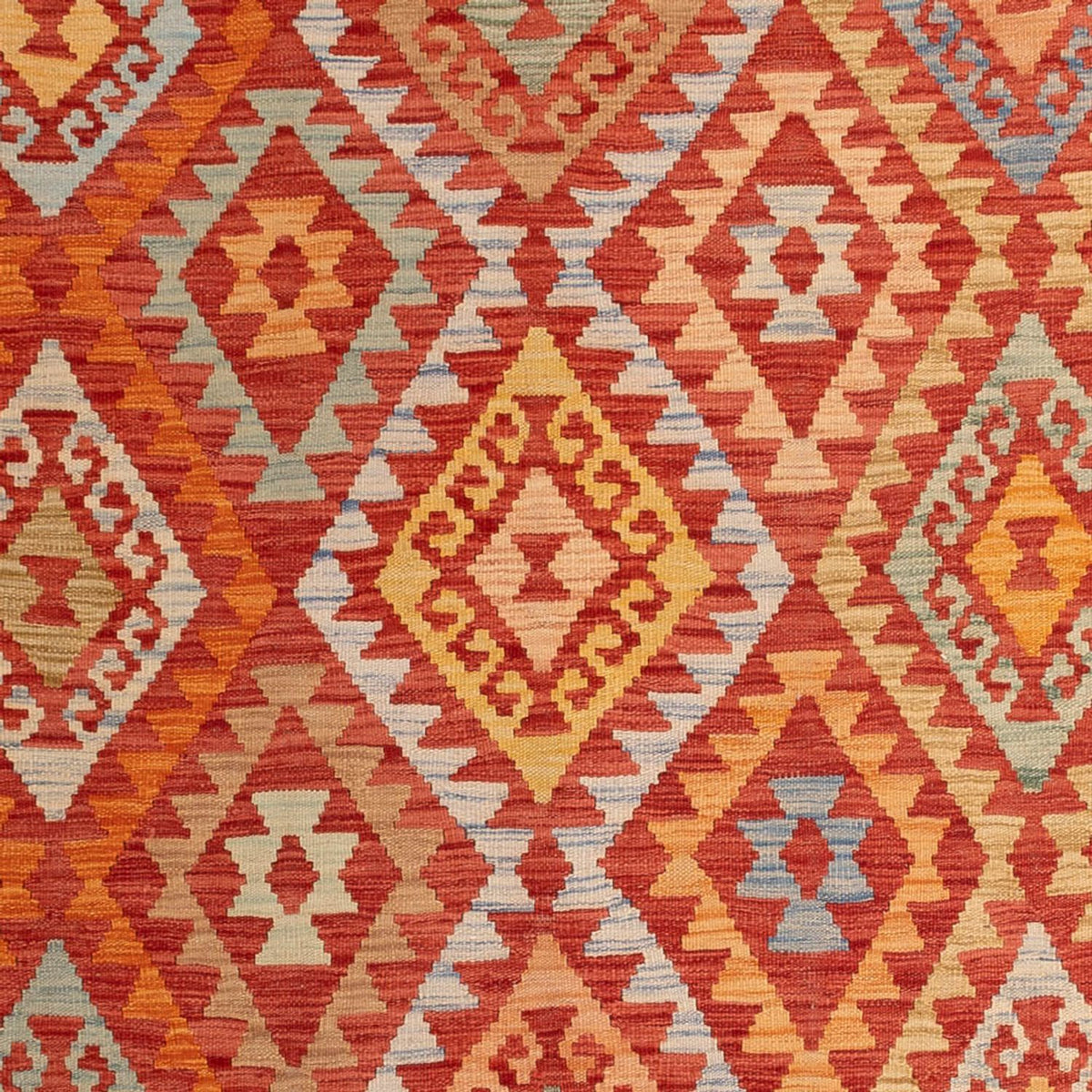Kelim Carpet - Splash - 306 x 194 cm - flerfärgad