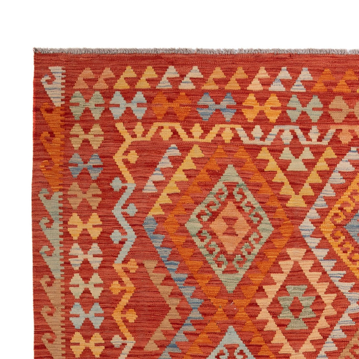 Kelim Carpet - Splash - 306 x 194 cm - flerfärgad