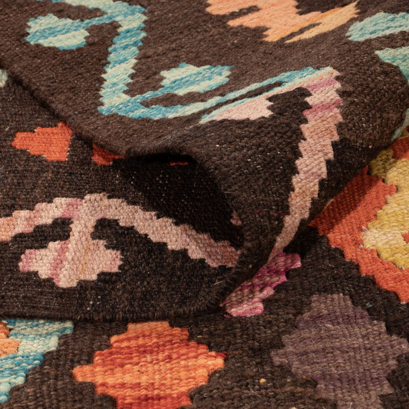 Kelim Carpet - Splash - 291 x 197 cm - flerfärgad