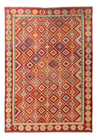Kelim Carpet - Splash - 292 x 206 cm - flerfärgad