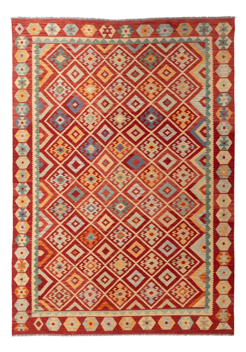 Kelim Carpet - Splash - 292 x 206 cm - flerfärgad