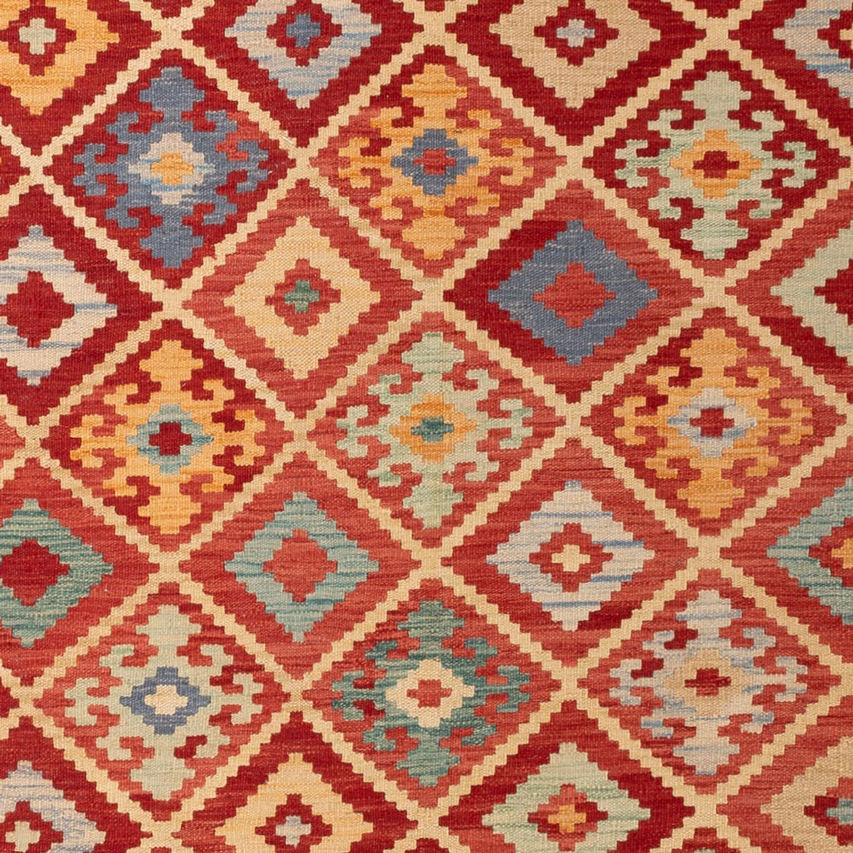 Kelim Carpet - Splash - 292 x 206 cm - flerfärgad