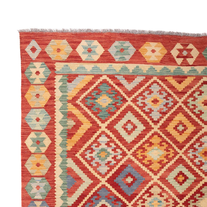 Kelim Carpet - Splash - 292 x 206 cm - flerfärgad