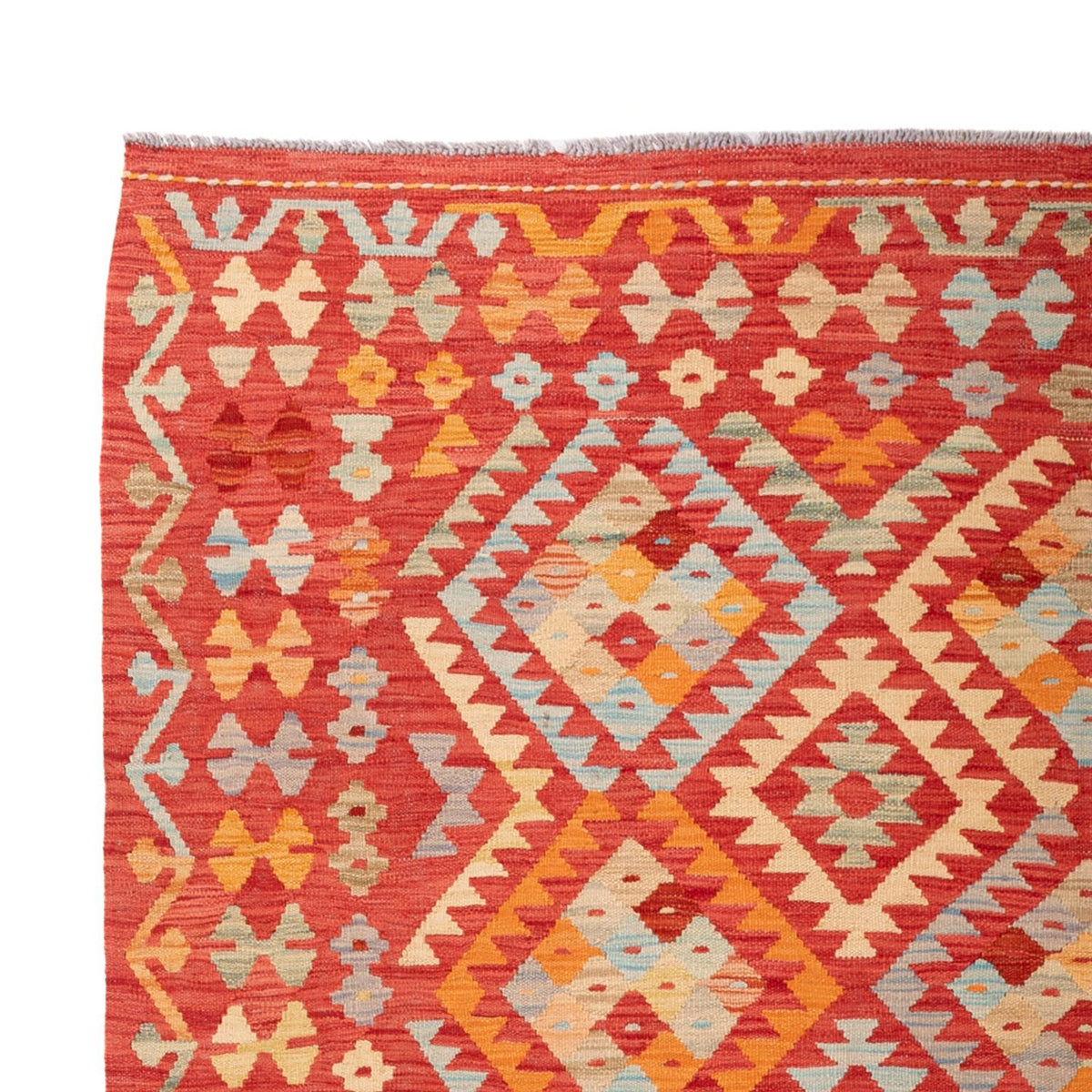 Kelim Carpet - Splash - 305 x 200 cm - flerfärgad