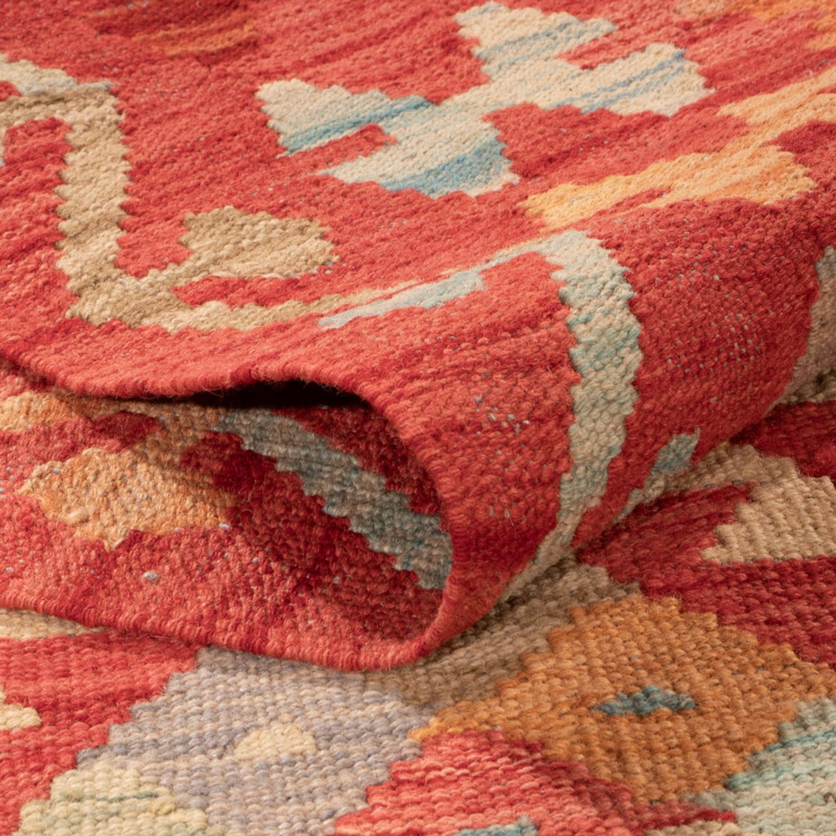 Kelim Carpet - Splash - 305 x 200 cm - flerfärgad